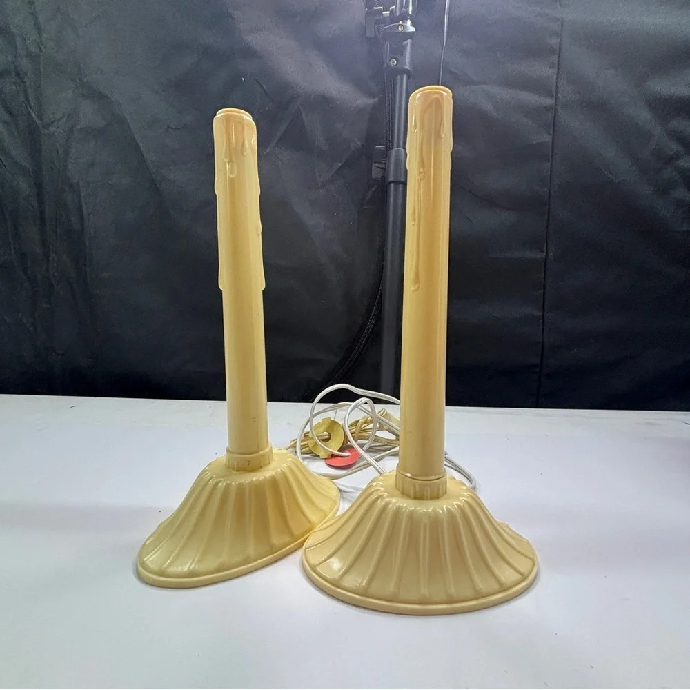 vintage Noma electric window candles